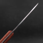 Kodeba AUS-6 Polished Brown Western Handle 95mm (3.7”)-[Musashi]-[Japanese-Kitchen-Knives]