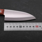Kodeba AUS-6 Polished Brown Western Handle 95mm (3.7”)-[Musashi]-[Japanese-Kitchen-Knives]