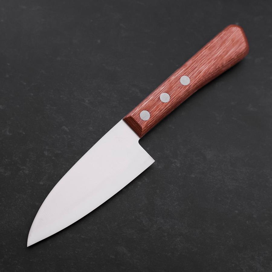 アジ切 片刃 銀紙3号 槌目 焼漆柄 80mm – MUSASHI