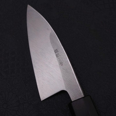 Kodeba Silver Steel #3 Tsuchime Walnut Handle 105mm-Silver steel #3-Tsuchime-Japanese Handle-[Musashi]-[Japanese-Kitchen-Knives]
