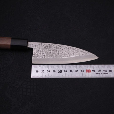 Kodeba Silver Steel #3 Tsuchime Walnut Handle 120mm-Silver steel #3-Tsuchime-Japanese Handle-[Musashi]-[Japanese-Kitchen-Knives]
