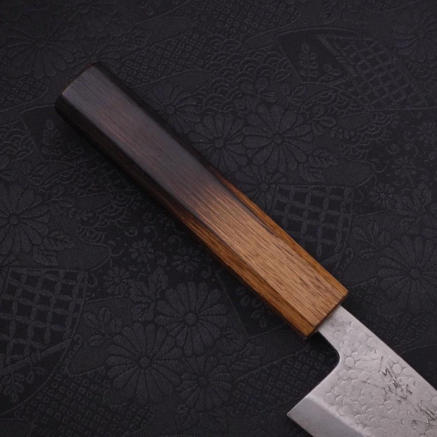 Kodeba Silver Steel #3 Tsuchime Yaki Urushi Handle 105mm-Silver steel #3-Tsuchime-Japanese Handle-[Musashi]-[Japanese-Kitchen-Knives]