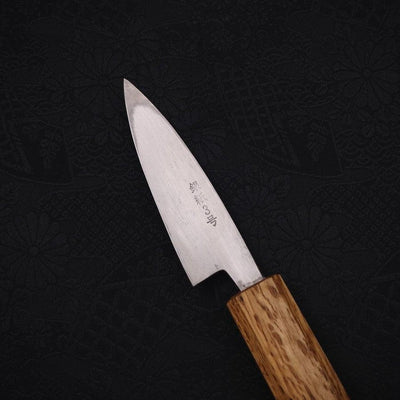 Kodeba Silver Steel #3 Tsuchime Yaki Urushi Handle 80mm-Silver steel #3-Tsuchime-Japanese Handle-[Musashi]-[Japanese-Kitchen-Knives]