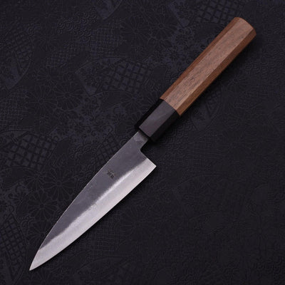 Koyanagi Aogami-Super Kurouchi Walnut Handle 120mm-Aogami Super-Kurouchi-Japanese Handle-[Musashi]-[Japanese-Kitchen-Knives]