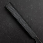 Koyanagi Blue Steel #1 Kurouchi Dark Blue Urushi Handle 150mm (5.9”)-[Musashi]-[Japanese-Kitchen-Knives]