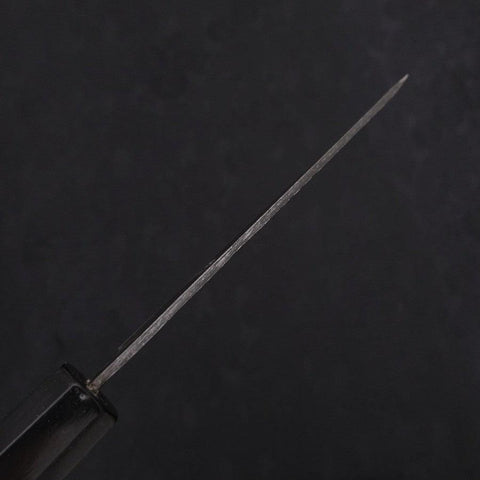 Koyanagi Blue Super Kurouchi Buffalo Ebony Handle 120mm (4.7”)-[Musashi]-[Japanese-Kitchen-Knives]