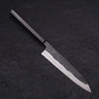 Koyanagi Blue Super Kurouchi Buffalo Ebony Handle 150mm (5.9”)-[Musashi]-[Japanese-Kitchen-Knives]