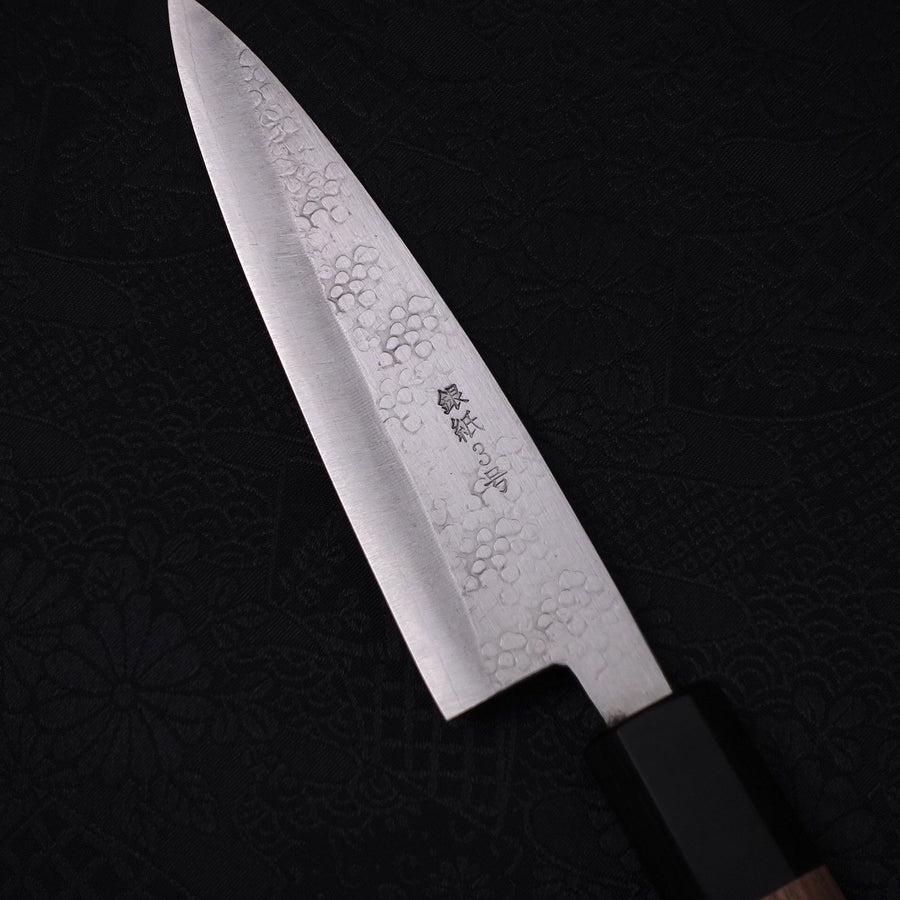 Koyanagi Silver Steel #3 Tsuchime Walnut Handle 120mm-Silver steel #3-Tsuchime-Japanese Handle-[Musashi]-[Japanese-Kitchen-Knives]