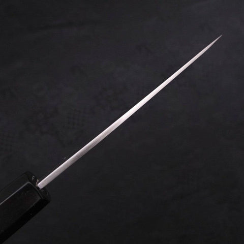 Koyanagi White Steel #2 Kasumi Buffalo Ebony Handle 120mm (4.7”)-[Musashi]-[Japanese-Kitchen-Knives]