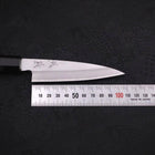 Koyanagi White Steel #2 Kasumi Buffalo Ebony Handle 120mm (4.7”)-[Musashi]-[Japanese-Kitchen-Knives]