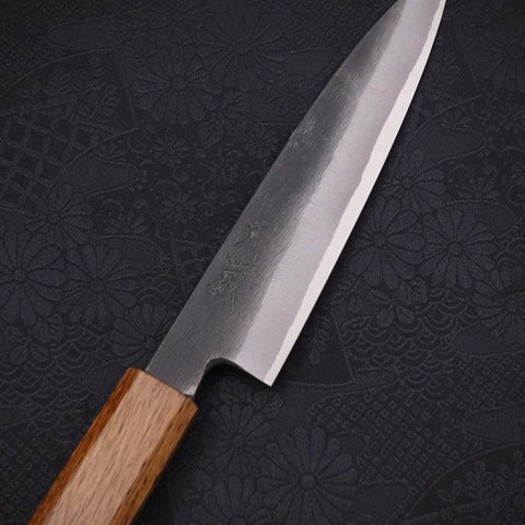 Koyanagi White Steel #2 Kurouchi Yaki Urushi Handle 150mm (5.9”)-[Musashi]-[Japanese-Kitchen-Knives]