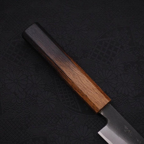 Koyanagi White Steel #2 Kurouchi Yaki Urushi Handle 150mm (5.9”)-[Musashi]-[Japanese-Kitchen-Knives]