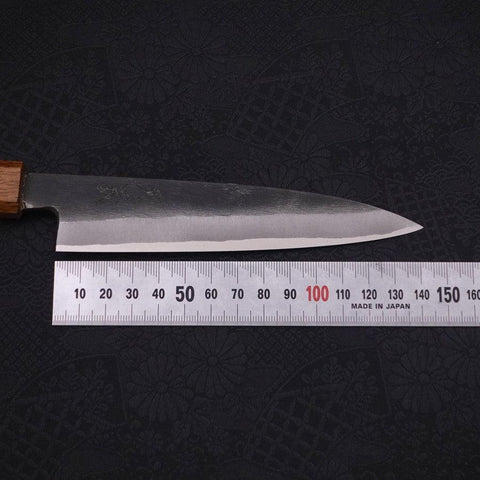 Koyanagi White Steel #2 Kurouchi Yaki Urushi Handle 150mm (5.9”)-[Musashi]-[Japanese-Kitchen-Knives]