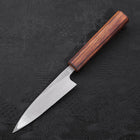 Koyanagi White Steel #2 Nashiji Sumi Urushi Handle 120mm (4.7”)-[Musashi]-[Japanese-Kitchen-Knives]