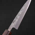 Koyanagi White Steel #2 Nashiji Sumi Urushi Handle 120mm (4.7”)-[Musashi]-[Japanese-Kitchen-Knives]
