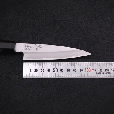 Koyanagi White steel #2 Kasumi Buffalo Ebony Handle 120mm-White steel #2-Kasumi-Japanese Handle-[Musashi]-[Japanese-Kitchen-Knives]