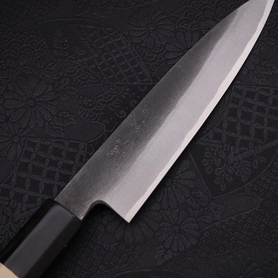 Koyanagi White steel #2 Kurouchi Buffalo Magnolia Handle 150mm-White steel #2-Kurouchi-Japanese Handle-[Musashi]-[Japanese-Kitchen-Knives]