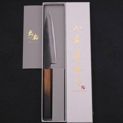 Koyanagi White steel #2 Kurouchi Yaki Urushi Handle 150mm-White steel #2-Kurouchi-Japanese Handle-[Musashi]-[Japanese-Kitchen-Knives]