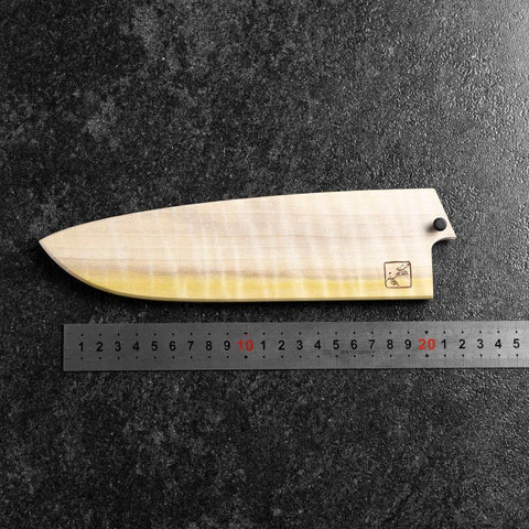 MUSASHI - Magnolia Saya Sheath for Santoku Knife with Pin 165/180mm-[Musashi]-[Japanese-Kitchen-Knives]
