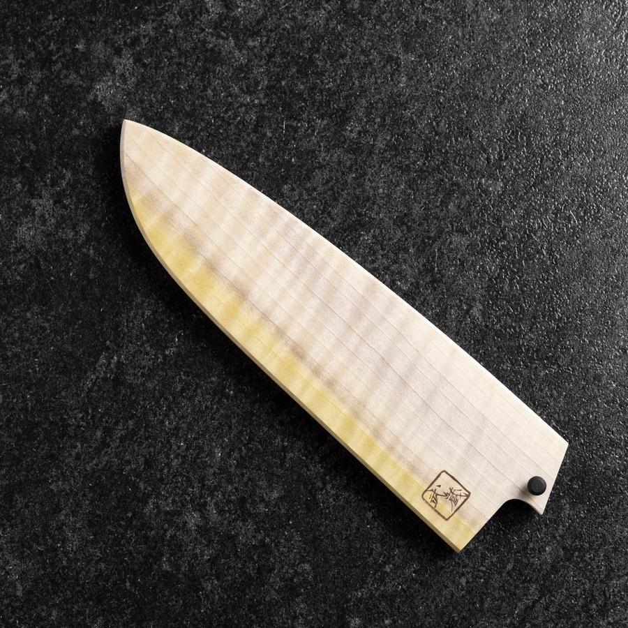 MUSASHI - Magnolia Saya Sheath for Santoku Knife with Pin 165/180mm
