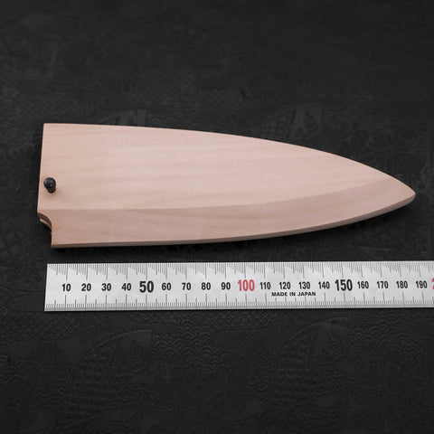 Magnolia Saya Sheath for Deba with Pin 150mm (5.9”)-[Musashi]-[Japanese-Kitchen-Knives]