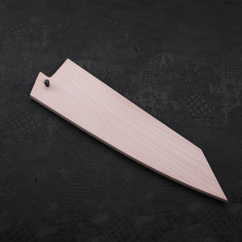 Magnolia Saya Sheath for Kiritsuke Santoku with Pin 195mm (7.7”)-[Musashi]-[Japanese-Kitchen-Knives]