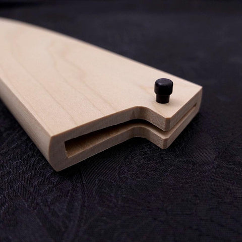 Magnolia Saya Sheath for Santoku Knife with Pin 165/180mm (7”)-[Musashi]-[Japanese-Kitchen-Knives]