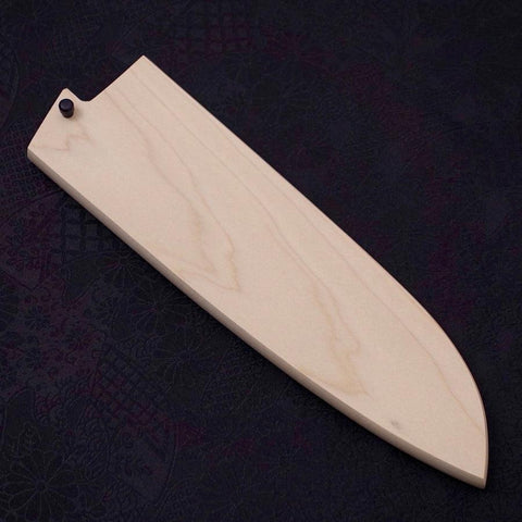 Magnolia Saya Sheath for Santoku Knife with Pin 165/180mm (7”)-[Musashi]-[Japanese-Kitchen-Knives]
