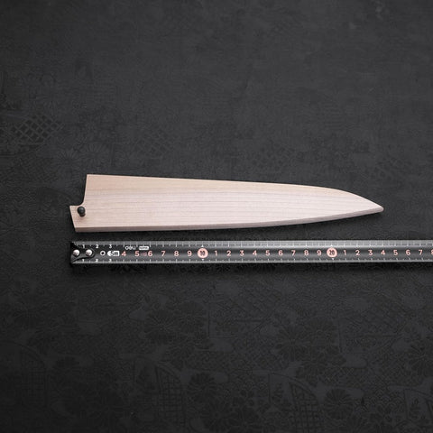 Magnolia Saya Sheath for Sujihiki with Pin 210mm (8.3”)-[Musashi]-[Japanese-Kitchen-Knives]