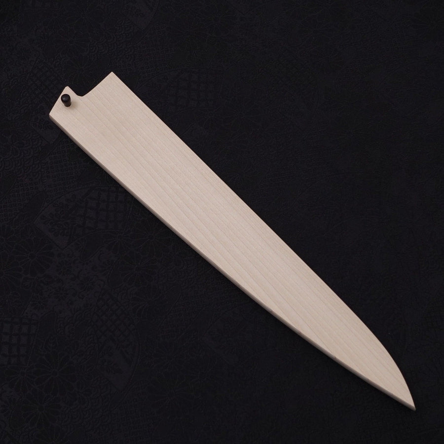 Magnolia Saya Sheath for Sujihiki with Pin 240mm-[Musashi]-[Japanese-Kitchen-Knives]