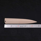 Magnolia Saya Sheath for Yanagiba with Pin 210mm (8.3”)-[Musashi]-[Japanese-Kitchen-Knives]
