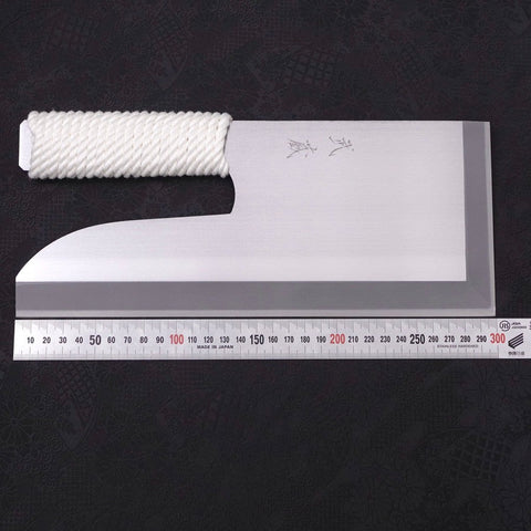 Menkiri (Noodle Knife) Blue Steel #2 Nashiji 300mm (11.8”)-[Musashi]-[Japanese-Kitchen-Knives]