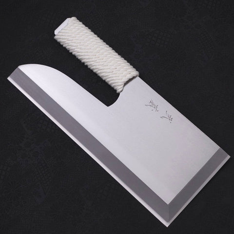 Menkiri (Noodle Knife) Blue Steel #2 Nashiji 300mm (11.8”)-[Musashi]-[Japanese-Kitchen-Knives]
