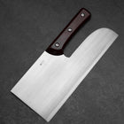 Menkiri (Noodle Knife) Blue Steel #2 Polished Red Urushi Handle 300mm (11.8”)-[Musashi]-[Japanese-Kitchen-Knives]