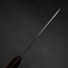 Menkiri (Noodle Knife) Blue Steel #2 Polished Red Urushi Handle 300mm (11.8”)-[Musashi]-[Japanese-Kitchen-Knives]