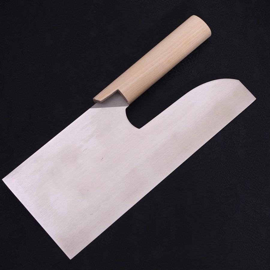 Menkiri (Noodle Knife) Molybdenum Polished Magnolia Handle 300mm-Molybdenum-Polished-Japanese Handle-[Musashi]-[Japanese-Kitchen-Knives]