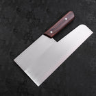 Menkiri (Noodle Knife) Molybdenum Polished Walnut Handle 300mm (11.8”)-[Musashi]-[Japanese-Kitchen-Knives]