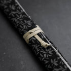 Moribashi Chopsticks Stainless Ebony Handle 180mm with Ebony Sheath and Storage Pouch (7”)-[Musashi]-[Japanese-Kitchen-Knives]