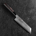 Mukimono Blue Steel #2 Suminagashi Buffalo Ebony Handle 170mm (6.7”)-[Musashi]-[Japanese-Kitchen-Knives]