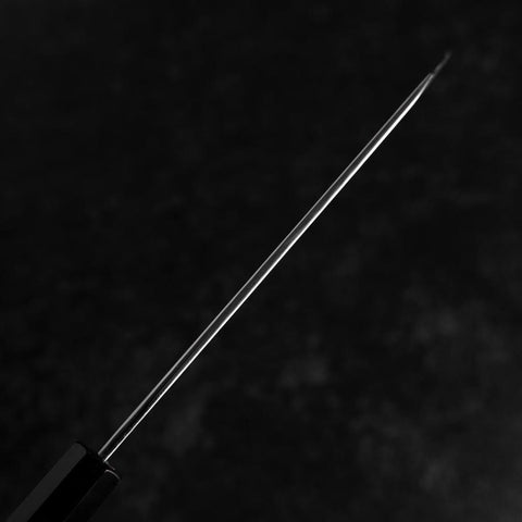 Mukimono Blue Steel #2 Suminagashi Buffalo Ebony Handle 170mm-[Musashi]-[Japanese-Kitchen-Knives]