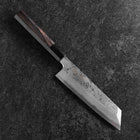 Mukimono Blue Steel #2 Suminagashi Buffalo Ebony Handle 170mm-[Musashi]-[Japanese-Kitchen-Knives]