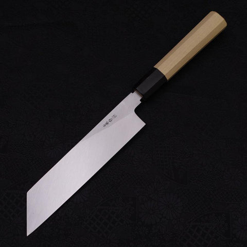 Mukimono White Steel #2 Kasumi Buffalo Magnolia Handle 180mm (7”)-[Musashi]-[Japanese-Kitchen-Knives]