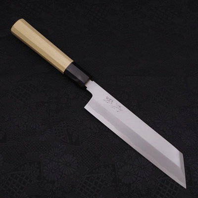 Mukimono White steel #2 Kasumi Buffalo Magnolia Handle 180mm-White steel #2-Kasumi-Japanese Handle-[Musashi]-[Japanese-Kitchen-Knives]