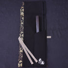 Musashi Japanese Style Kitchen Knife Roll Gold Dragon Tora(Tiger) 1 Pocket Handmade-[Musashi]-[Japanese-Kitchen-Knives]
