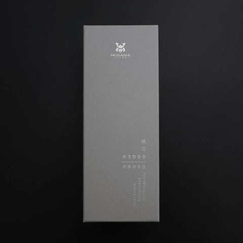 Musashi Professional Sharpening Stone Double-Sided #3000/#8000-[Musashi]-[Japanese-Kitchen-Knives]
