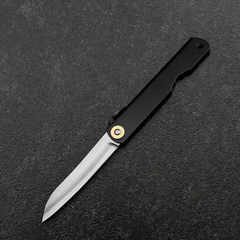 Higonokami Shirogami 100mm Black Sasagata