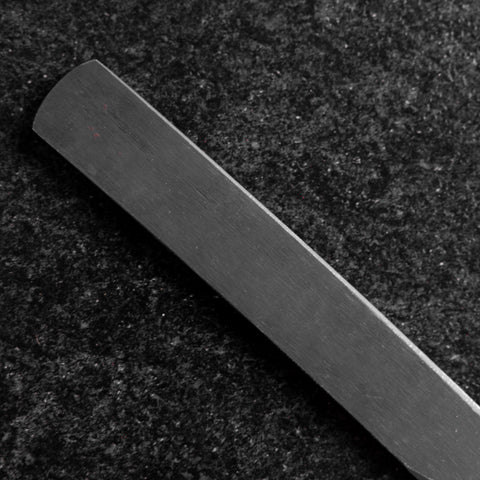 Kiridashi Knife Blue Steel #1 Polished Stainless Handle 55mm With Paulownia Wooden Box (2.2”)