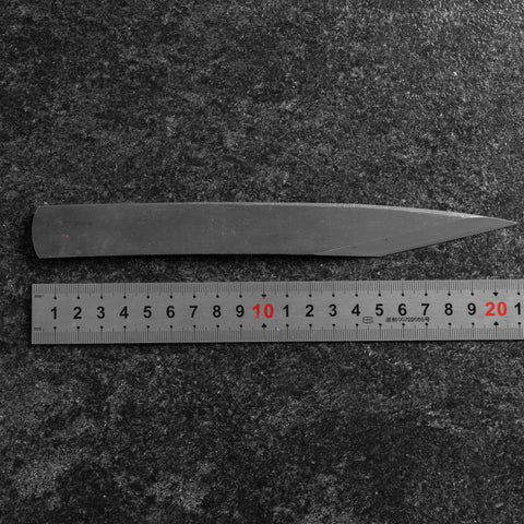Kiridashi Knife Blue Steel #1 Polished Stainless Handle 55mm With Paulownia Wooden Box (2.2”)