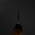 Nakiri 440C Nashiji Damascus Buffalo Bubinga Handle 165mm (6.5”)-[Musashi]-[Japanese-Kitchen-Knives]