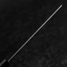 Nakiri 440C Nashiji Damascus Buffalo Walnut Handle 165mm-[Musashi]-[Japanese-Kitchen-Knives]